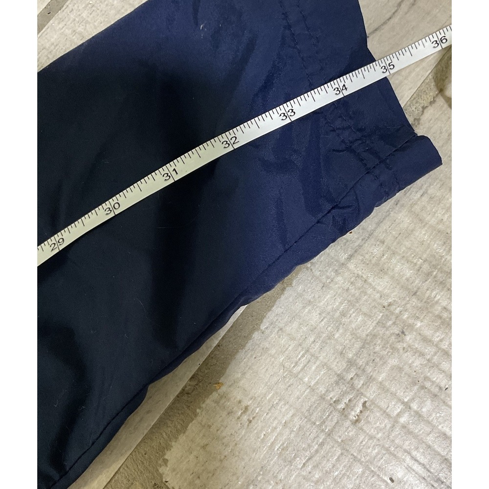 VTG Nike Track Jacket Men's Large Navy White‎ Windbreaker Gray Tag Full Zip Y2K - Picture 6 of 8